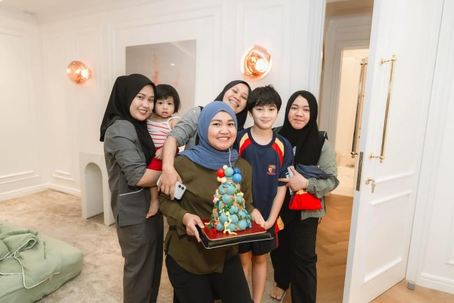 Momen Rafathar Ultah ke-10 (instagram)